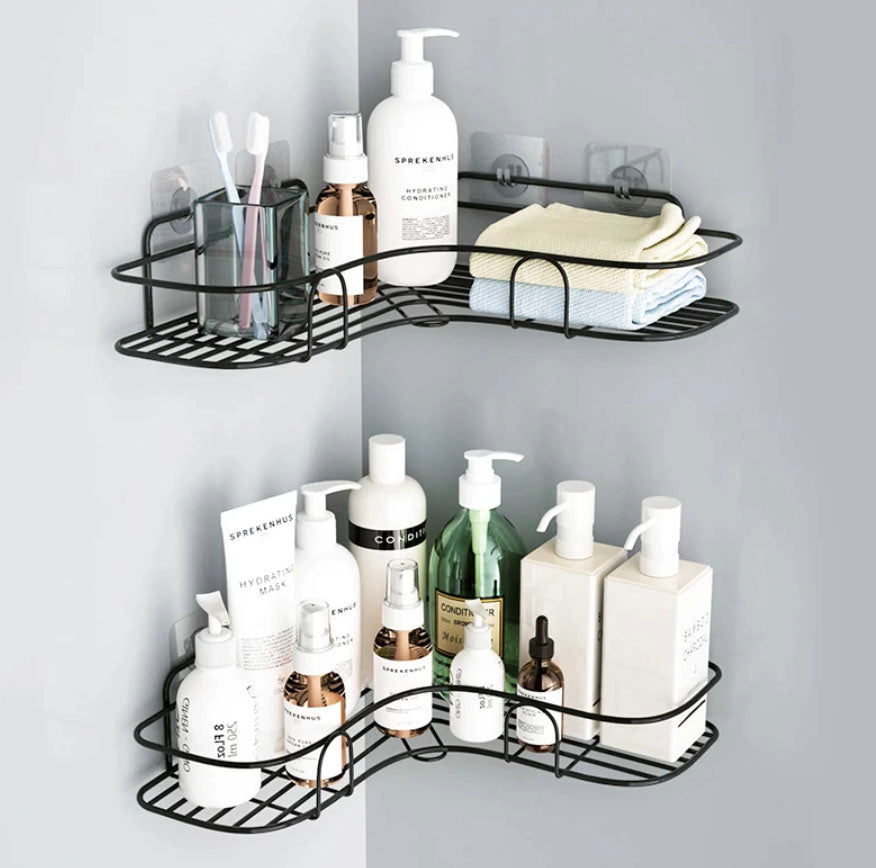 ConerShower™ |Set de 2 Estantes de baño con Adhesivos