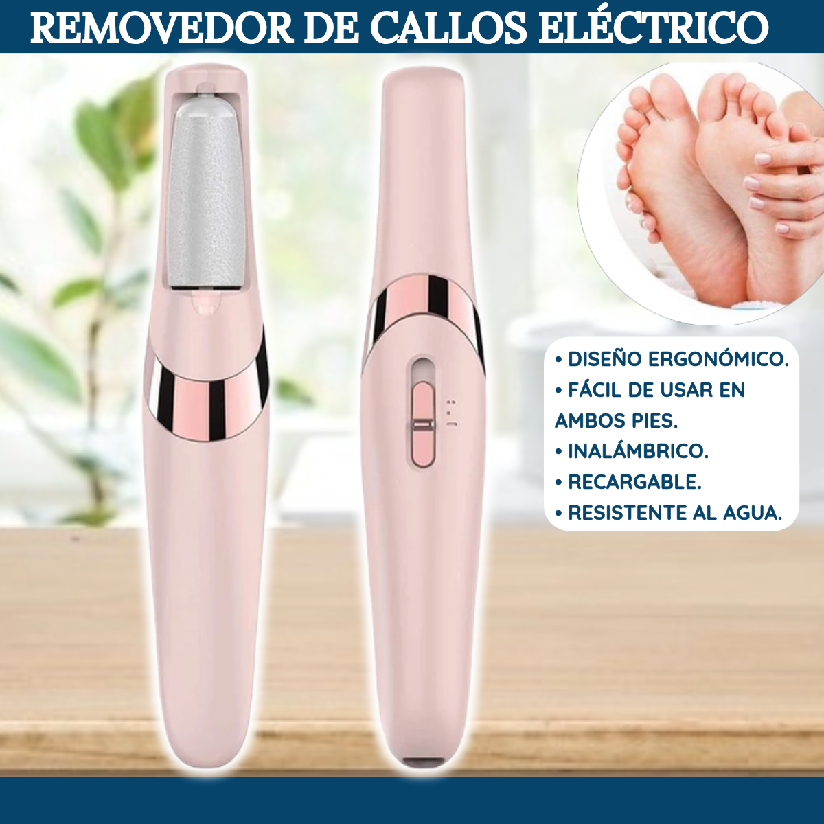 Removedor De Callos Recargable