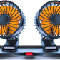 CAR FAN ™ |Abanico Doble Para Vehiculo 12v