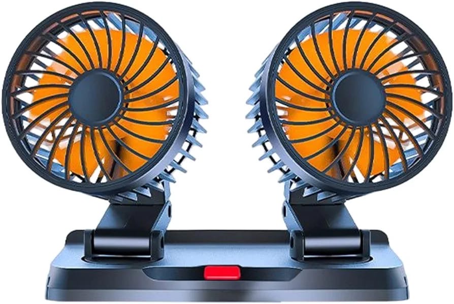 CAR FAN ™ |Abanico Doble Para Vehiculo 12v