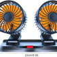 CAR FAN ™ |Abanico Doble Para Vehiculo 12v